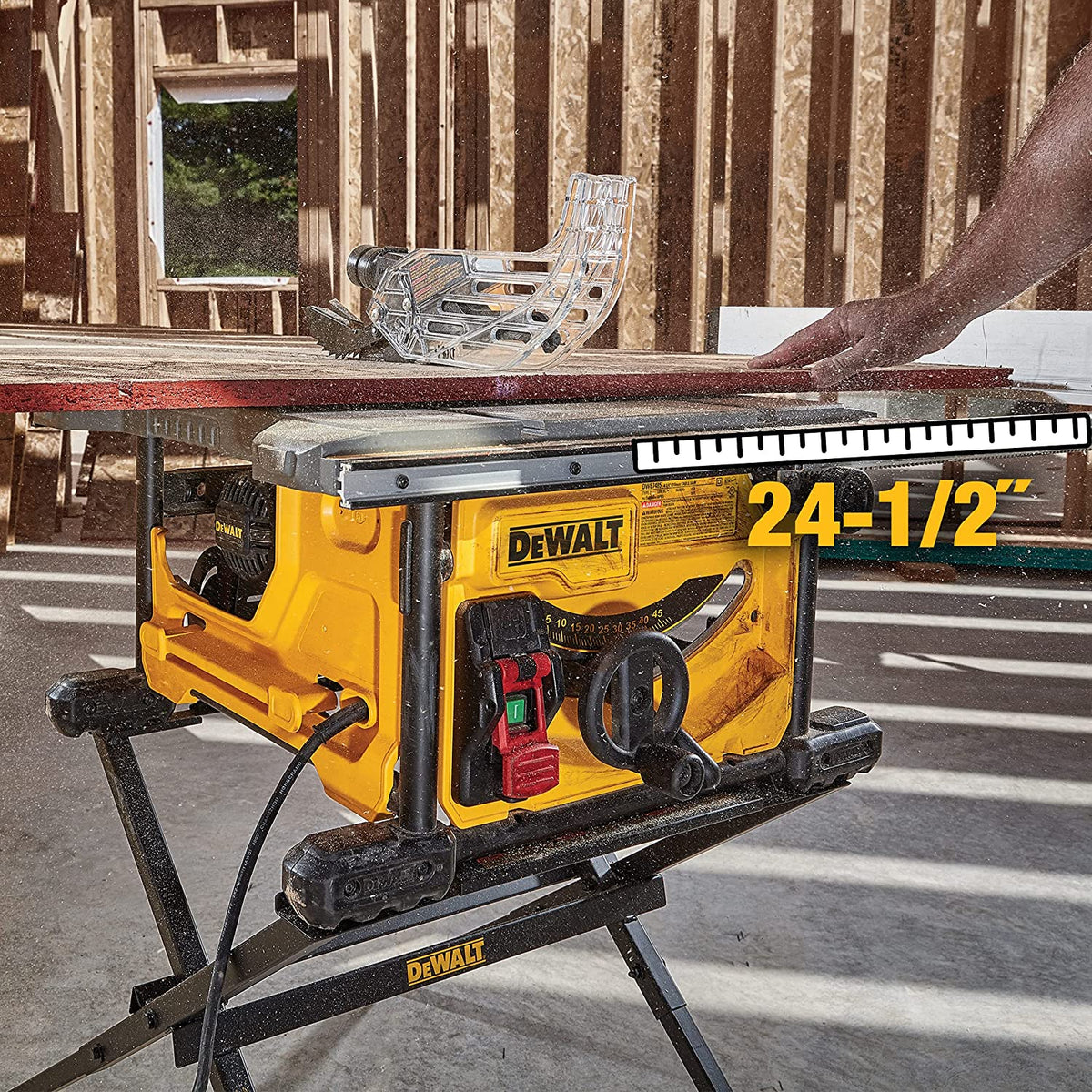 DEWALT 8-1/4 in. Compact Jobsite Table Saw - Refurbished with Dewalt Warranty - DWE7485