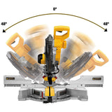 DEWALT 12-Inch Double Bevel, Sliding Compound Miter Saw - Refurbished with Dewalt Warranty - DWS779