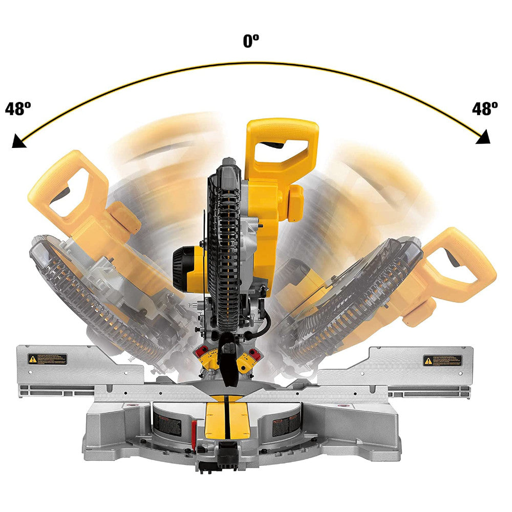 DEWALT 12-Inch Double Bevel, Sliding Compound Miter Saw - Refurbished with Dewalt Warranty - DWS779