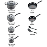 T-FAL E765SC75  Ultimate Hard Anodized Non-Stick 12 pc set - Blemished package with full warranty