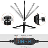 ELFELAND EL-RL-001 10" Ring Light Tripod With Remote