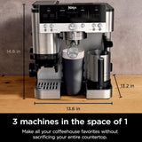 NINJA ES655CCO Espresso Luxe Premier Series Drip Coffee Maker and Rapid Cold Brew - Factory serviced with Home Essentials warranty