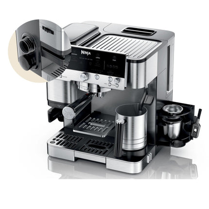 NINJA ES601C Espresso Luxe Premier Series Drip Coffee Maker and Rapid Cold Brew - Factory serviced with Home Essentials warranty