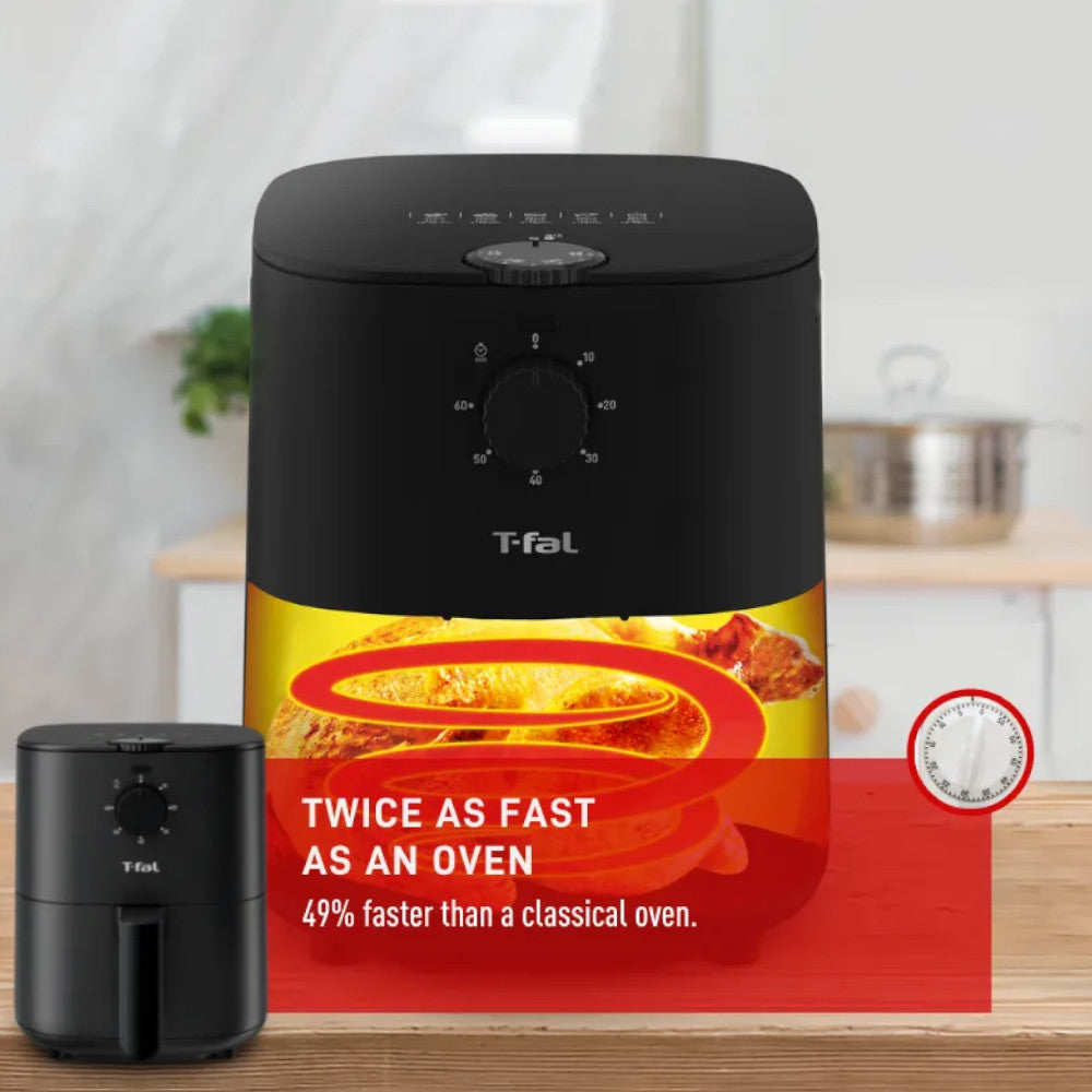 T-FAL 3.5l Easy Fry+ Air Fryer - Blemished package with full warranty - EY130850