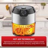 T-FAL Stainless Steel Easy Fry XL Air Fryer - Blemished package with full warranty - EY201D50