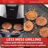 T-FAL Easy Fry XXL Air Fryer & Grill Combo - Blemished package with full warranty - EY705D51G2