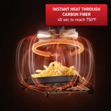 T-FAL EY8228U0 Infrared Air Fryer, Premium Infra-heat Technology - Blemished package with full warranty