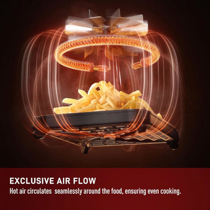T-FAL EY823BU0 Infrared Air Fryer, Premium Infra-heat Technology - Blemished package with full warranty