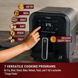 T-FAL EY823BU0 Infrared Air Fryer, Premium Infra-heat Technology - Blemished package with full warranty
