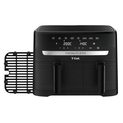 T-FAL EY905N50 Dual Easy Fry & Grill Air Fryer - Blemished package with full warranty
