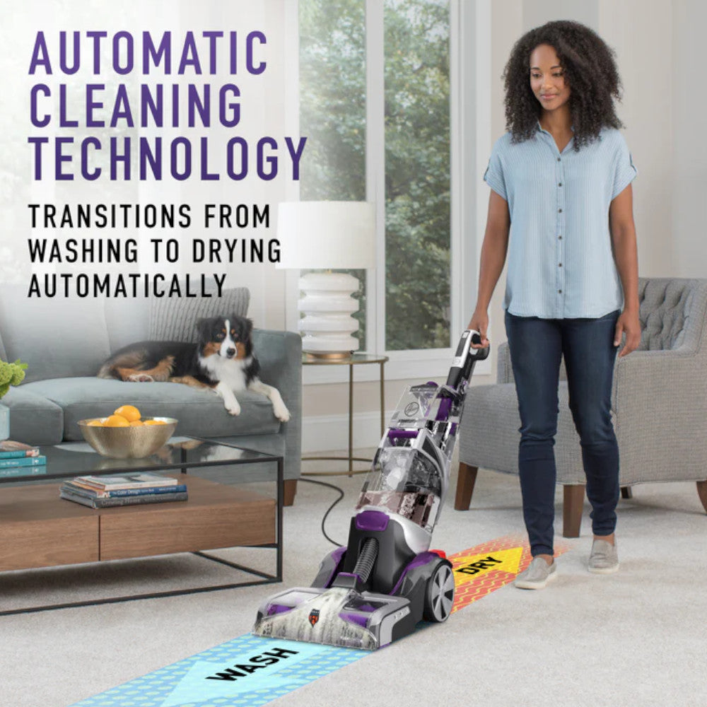 HOOVER FH53040DI SmartWash PET Complete Automatic Carpet Cleaner - Factory serviced with Home Essentials Warranty