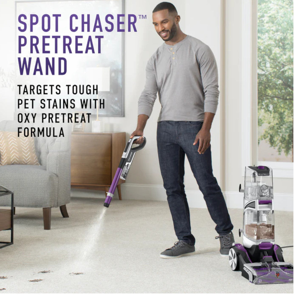 HOOVER FH53040DI SmartWash PET Complete Automatic Carpet Cleaner - Factory serviced with Home Essentials Warranty