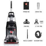 HOOVER FH68040VDI PowerScrub XL Pet Plus Corded Upright Vacuum Carpet Cleaner - Factory serviced with Home Essentials Warranty
