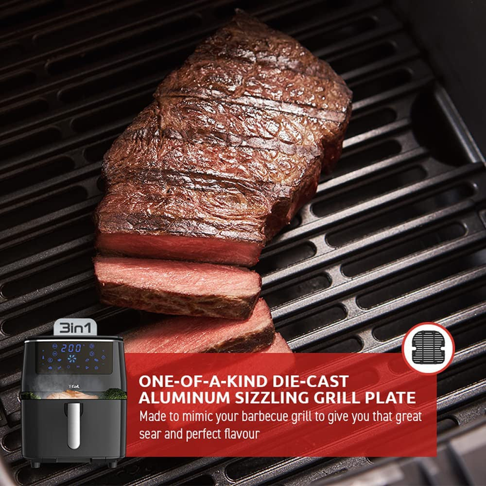 T-FAL Easy Fry Grill & Steam 3in1 XXL Air Fryer -  Blemished package with full warranty - FW201850