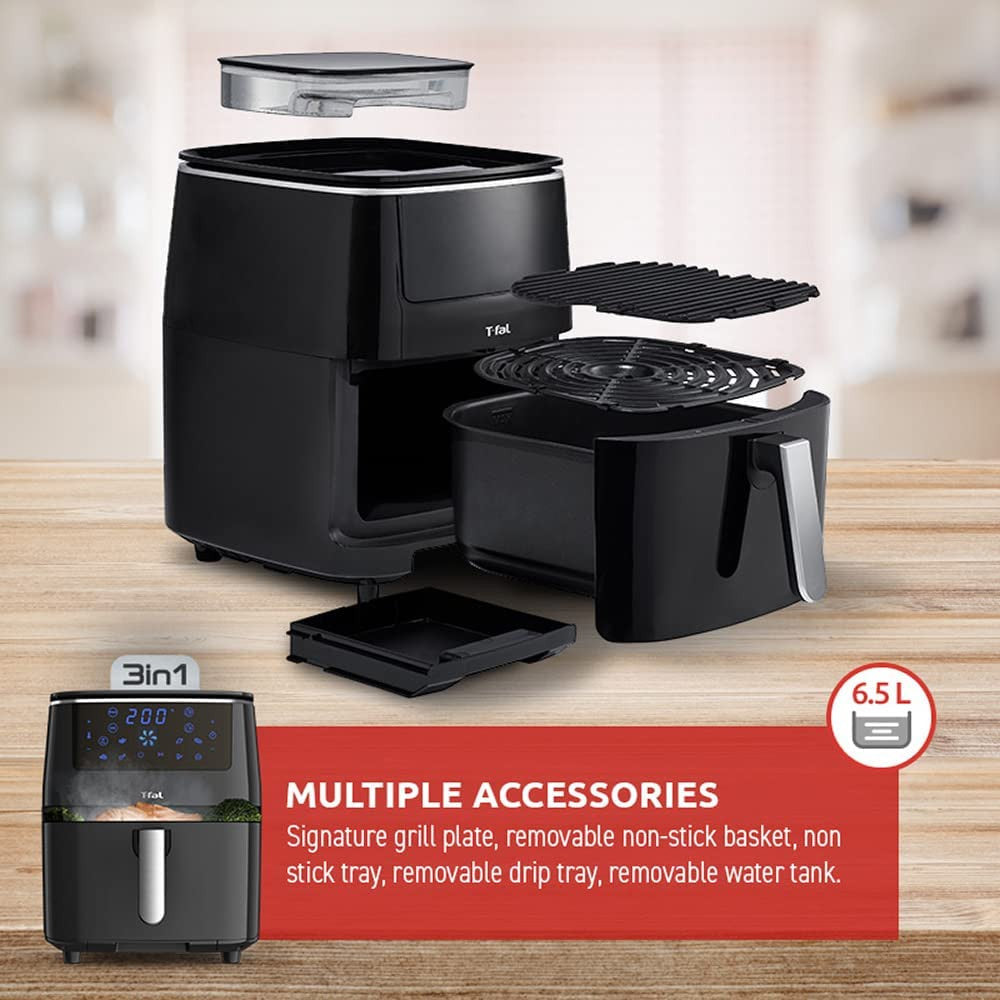 T-FAL Easy Fry Grill & Steam 3in1 XXL Air Fryer -  Blemished package with full warranty - FW201850