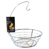 ITY Chrome Fruit Bowl with Banana holder - G4332
