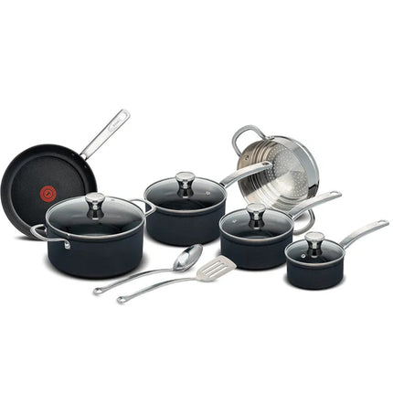 T-FAL Platinum Unlimited Hard Anodized 12pc Cookware Set - H126SC74