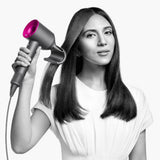 DYSON OFFICIAL OUTLET - Supersonic Hair Dryer Fuchsia+Nickel - Refurbished with 1 year Dyson Warranty - (Excellent) - HD07
