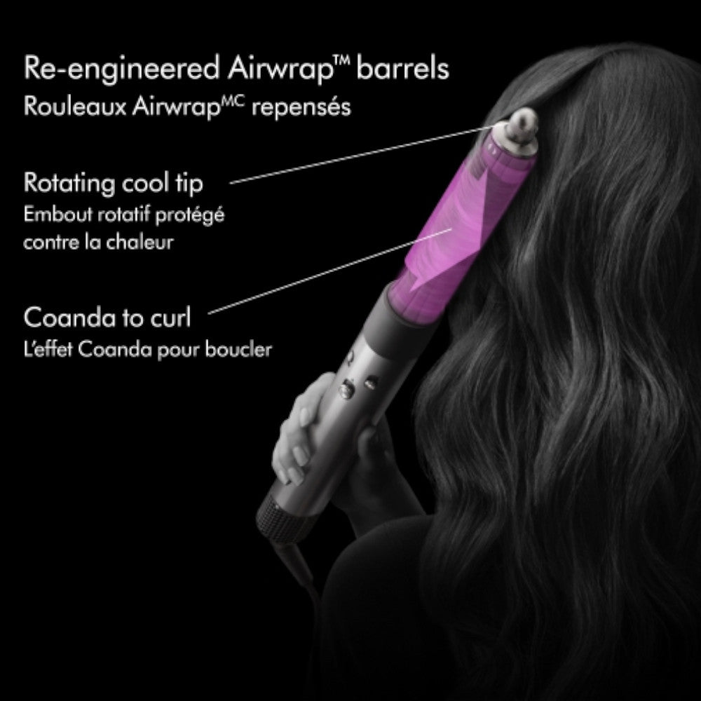 DYSON OFFICIAL OUTLET Airwrap Complete Long Barrel Strawberry & Bronze- Dyson Refurbished (Excellent) with 1 year warranty