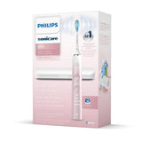PHILIPS SONICARE HX9911/90 Diamond clean 9000 Special Edition Rechargeable Toothbrush, White/pink