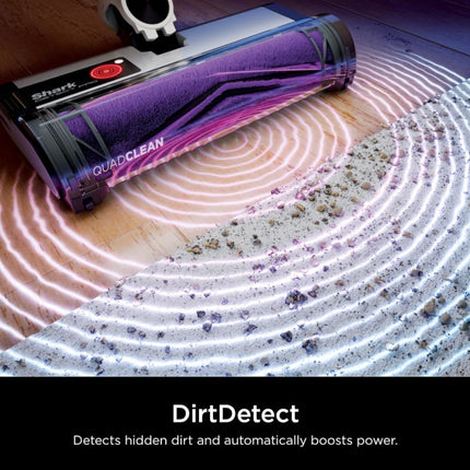 SHARK IW4625CCO Cordless Detect  1.3L Auto-Empty System with QuadClean™ Multi-Surface Brushroll - Factory serviced with Home Essentials warranty