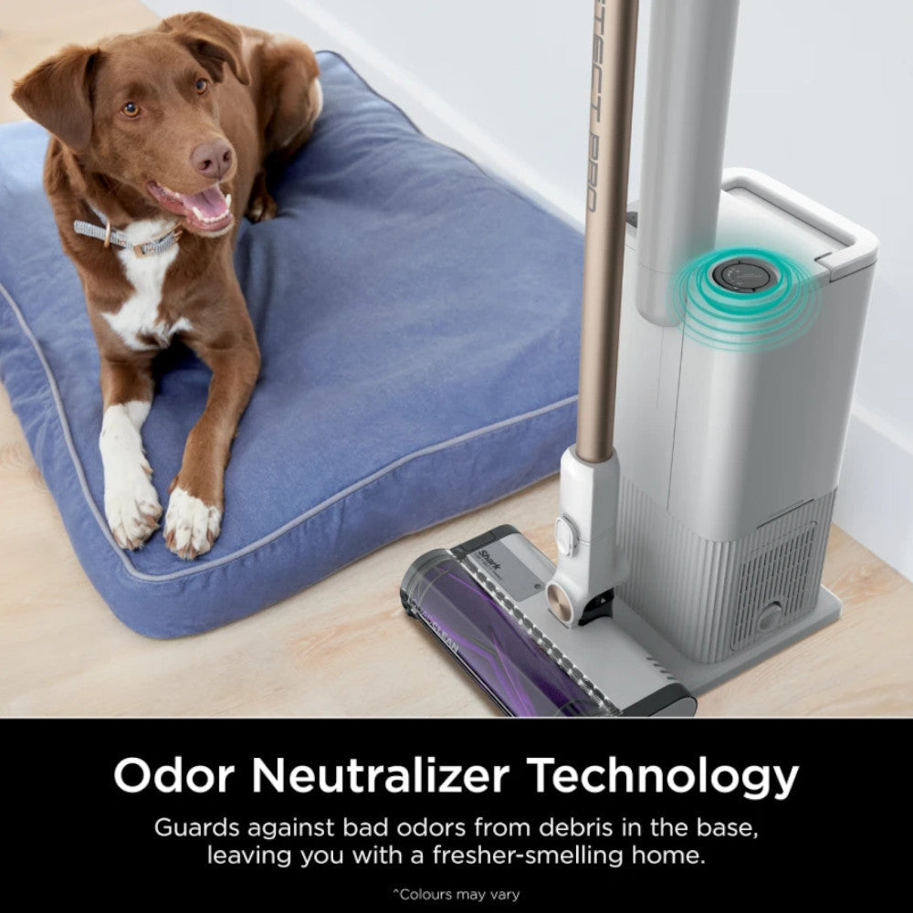 SHARK IW4625CCO Cordless Detect  1.3L Auto-Empty System with QuadClean™ Multi-Surface Brushroll - Factory serviced with Home Essentials warranty