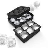 2 in 1 Pack Large Silicone Ice Cube Tray Mold
