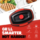 Micro Grill Chef Pot™ Microwave Cooking Pot – Versatile Microwave Food Cooker with Lid – Microwave Safe Steamer & Soup Pot – BPA-Free, Dishwasher Safe, Ideal for Fast Meals & Healthy Cooking