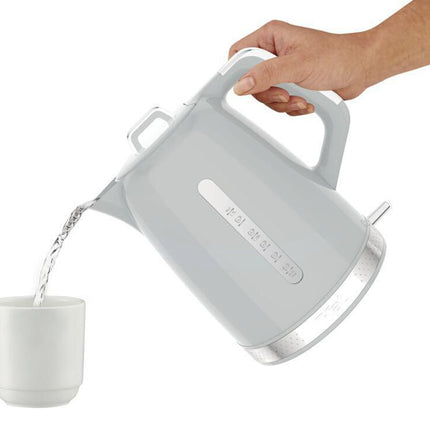 T-FAL 1.7L Grey Soleil Kettle - Blemished package with full warranty - KO325E50