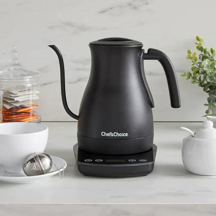 CHEF'S CHOICE KTCC1LMB13  1L Cordless Electric Gooseneck Kettle with Temperature Control