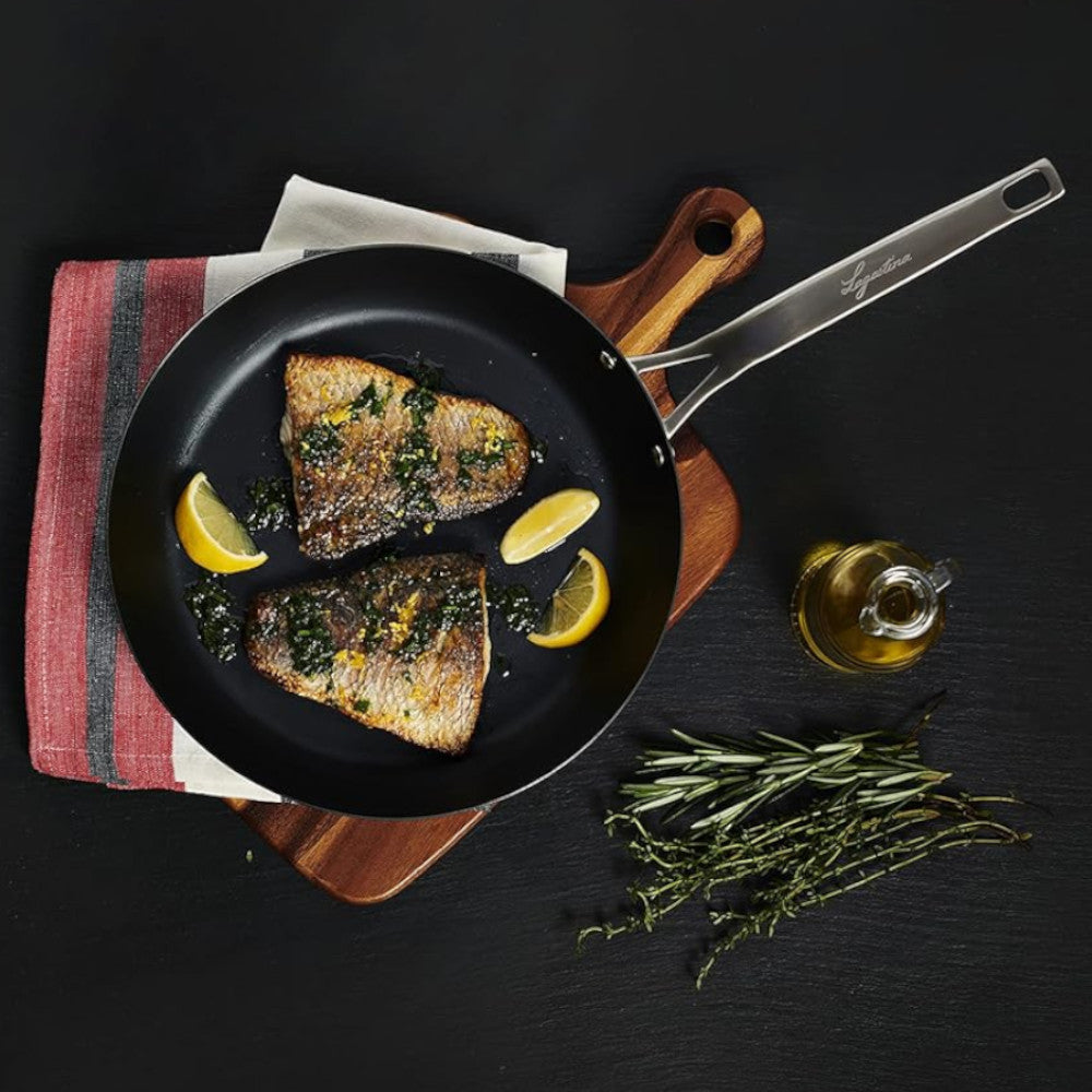 LAGOSTINA L700040124 Blue Carbon Steel, 24 cm Skillet