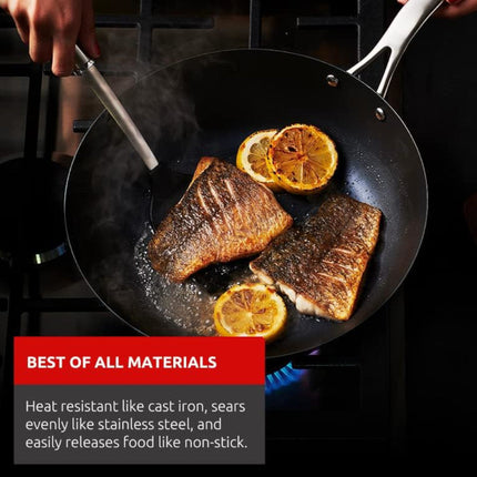 LAGOSTINA L700040128 Blue Carbon Steel, 28 cm Skillet