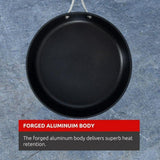 LAGOSTINA L963040130NS Academy Clad 30CM Skillet