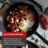 LAGOSTINA L999040126 10IN Cast Iron Skillet