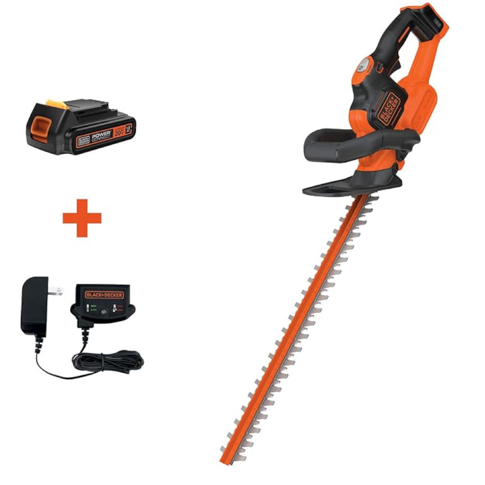 BLACK+DECKER LHT321 Electric Hedge Trimmer, 22-Inch- Refurbished with Full Manufacturer Warranty