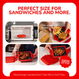 Micro Grill Classic™ Toastie Maker, Microwave Grill, Sandwich Toaster, 3 Minute Grilled Cheese, Crispy, Panini Press, Dishwasher Safe, Office, Home, Travel & School Dorms