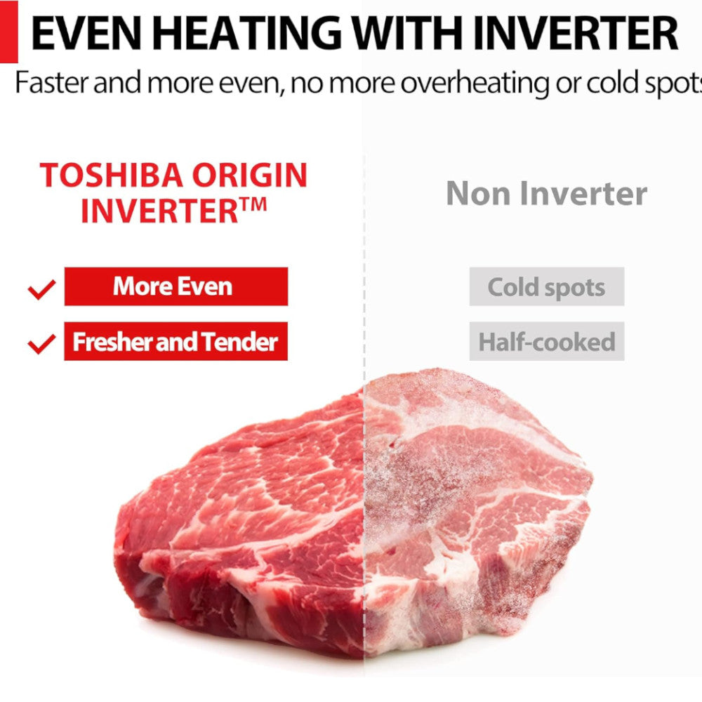 TOSHIBA ML2-EC09SAIT(BS) 6 in 1 Inverter Microwave Oven Air Fryer Combo