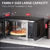 TOSHIBA ML2-TC10SAIT(SS) 7-in-1 Countertop Microwave Oven with Air Fryer - Quality recertified with Home Essentials warranty