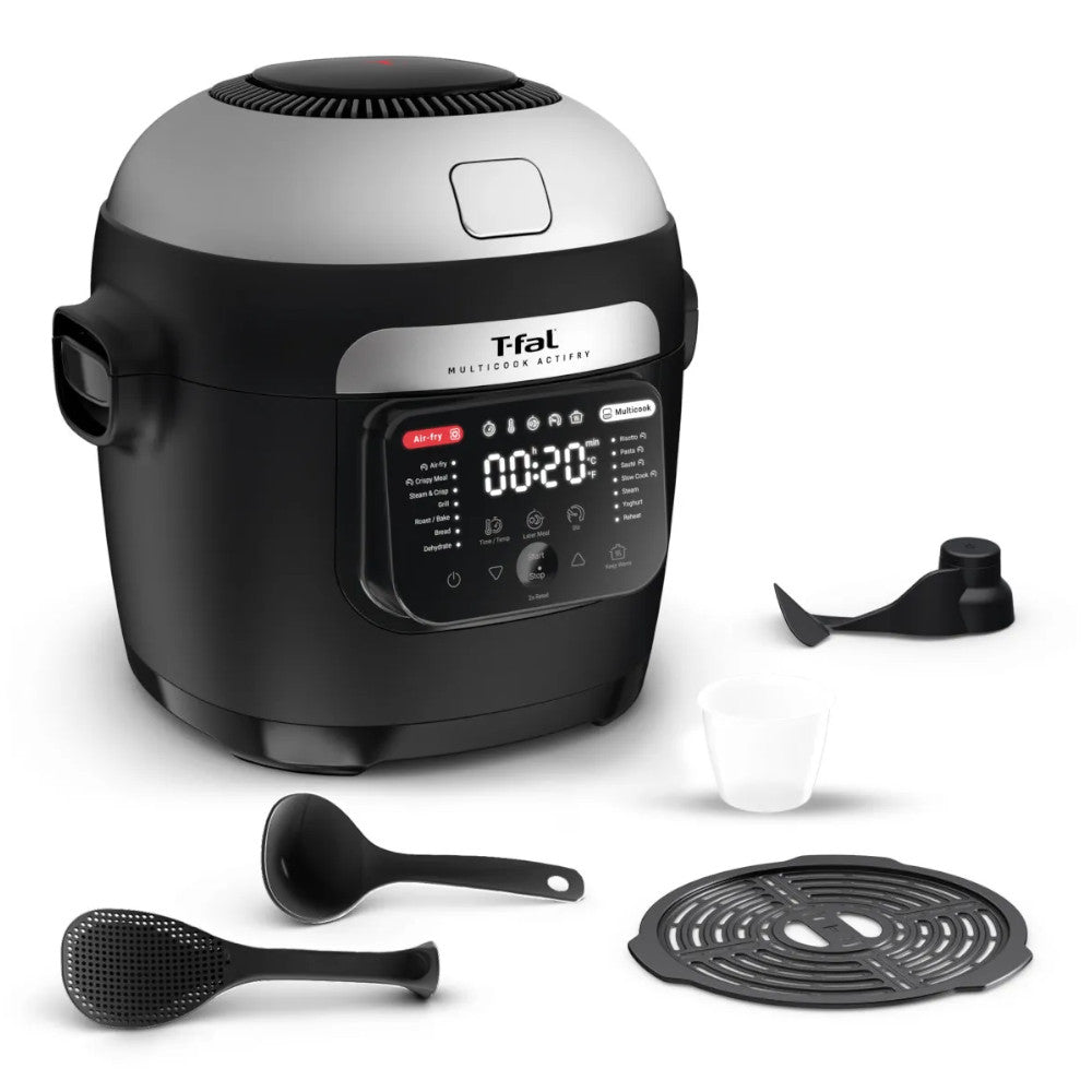 T-FAL MY740CQ0 ActiFry Multicooker & Air Fryer with Automatic Stirring Paddle 6L - Blemished package with full warranty
