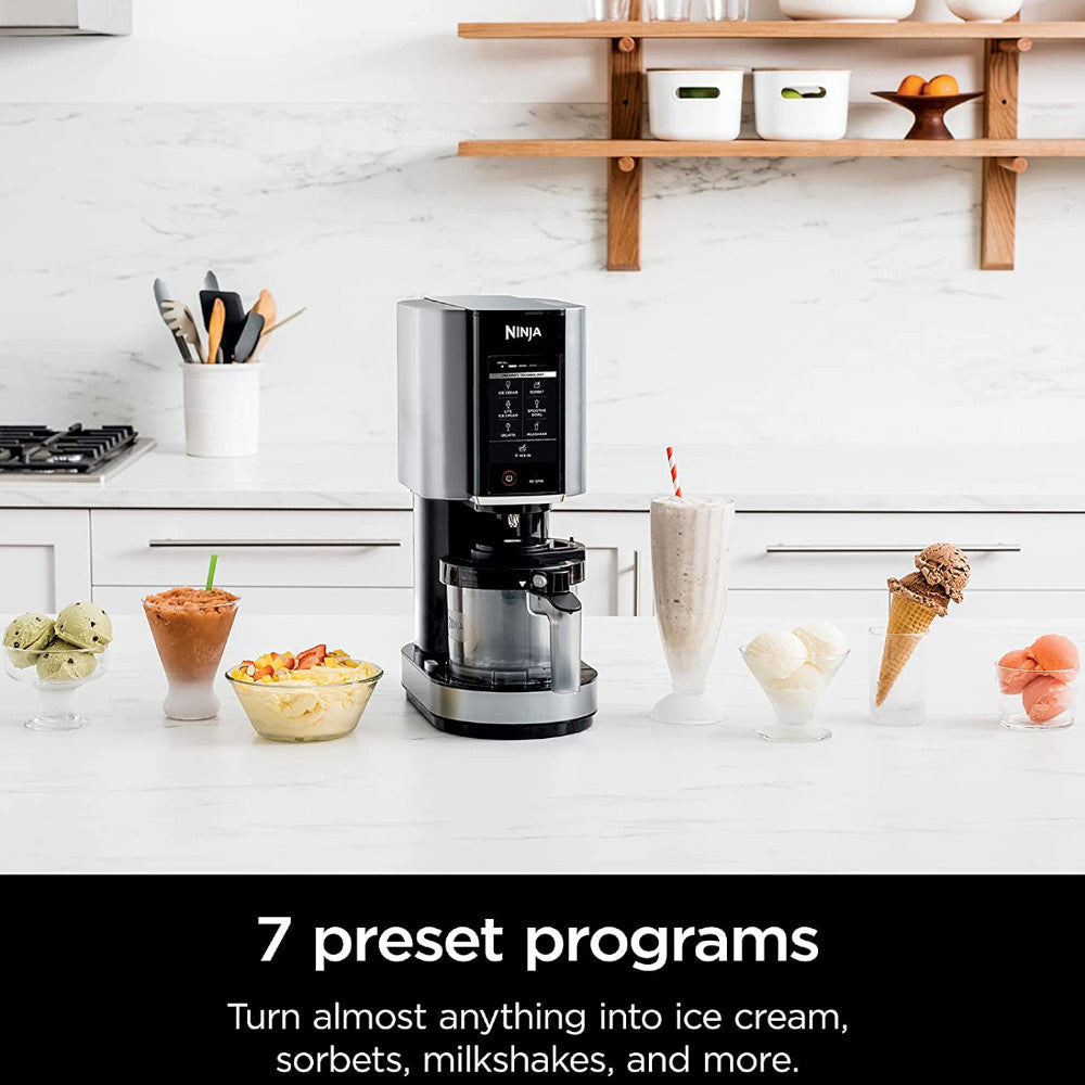 NINJA CREAMi Ice Cream Maker - Factory serviced with Home Essentials warranty - NC301