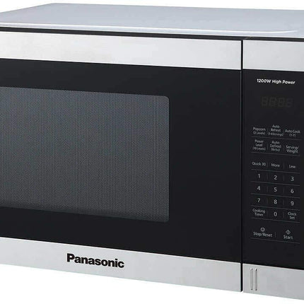 PANASONIC 1.3 CU FT Stainless Steel Genius Microwave - Refurbished with Home Essentials warranty - NN-SC678S