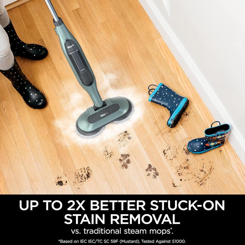 SHARK S7005C Steam & Scrub All-in-One Scrubbing and Sanitizing Hard Floor Steam Mop - Factory serviced with Home Essentials warranty