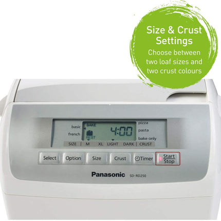 PANASONIC Automatic Bread Maker - Refurbished with Home Essentials warranty -  SDRD250