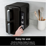NINJA SL202CCO Double Stack Air Fryer Oven - Factory serviced with Home Essentials warranty