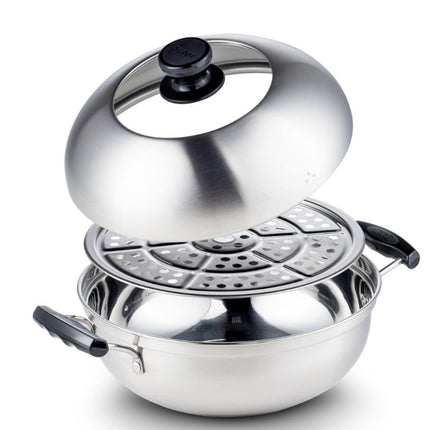 SUPOR 26CM Multi-Purpose Stainless Steel Pot - Blemished package with full warranty - ST26Y1C