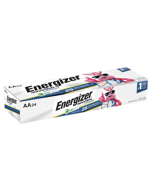 Energizer Ultimate Industrial Lithium AA Batteries, Pack of 24