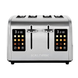 KALORIK TO50913SS 4 Slice Digital Toaster Stainless Steel