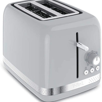 T-FAL 2 Slice Grey Soleil Toaster - Blemished package with full warranty - TT302E52