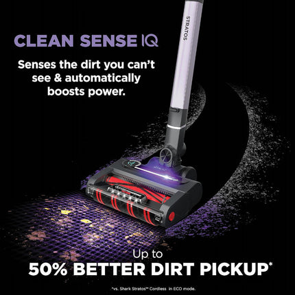 SHARK UZ865HCCO Shark Stratos Cordless Vacuum with Clean Sense IQ and Odour Neutralizer - Factory serviced with 90 day warranty