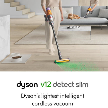 DYSON OFFICIAL OUTLET - V12 Detect Slim Cordless Stick Vacuum - Refurbished (Excellent) with 1 year Dyson Warranty